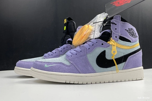 Jordan Affordable 1 High Pulse Switch Air CW6576- 9939 Purple 195 1010